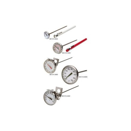 Bel-Art H-B DURAC Bi-Metallic Thermometer, 50 to 550F, 25mm Dial 613103200